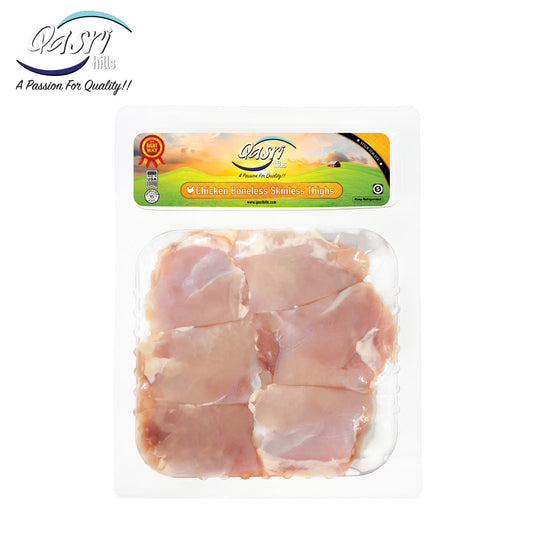 Halal Boneless Skinless Chicken Thighs | Hand-Slaughtered & All-Natural | Qasri Hills