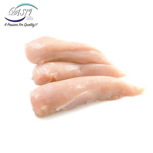 Raw chicken skinless tenders