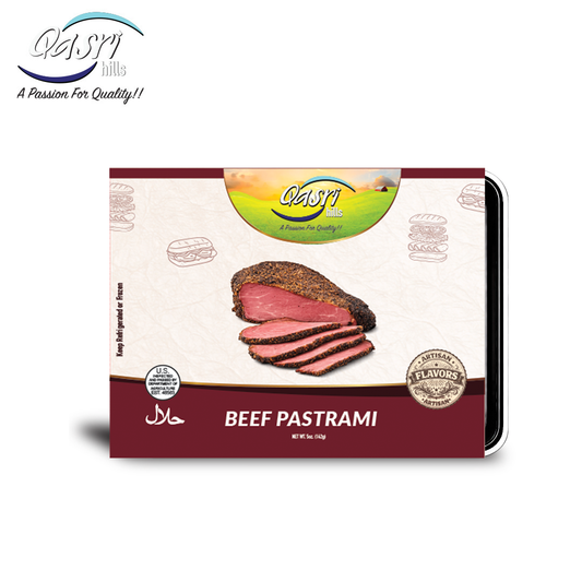Halal Beef Pastrami | Fully Cooked Deli Meat | Qasri Hills