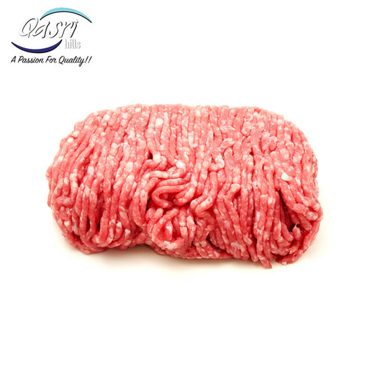 Raw ground beef 